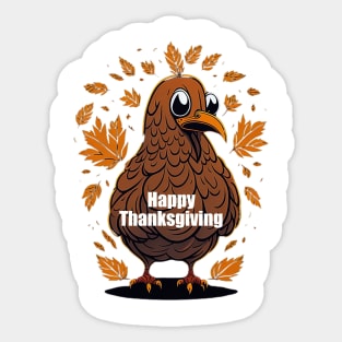 Happy Thanksgiving Greetings Sticker